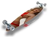 Becca Faye - Red Lingerie - Decal Style Vinyl Wrap Skin fits Longboard Skateboards up to 10"x42" (LONGBOARD NOT INCLUDED)