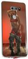 Skin Decal Wrap for LG V30 Becca Faye - Red Lingerie and Camo